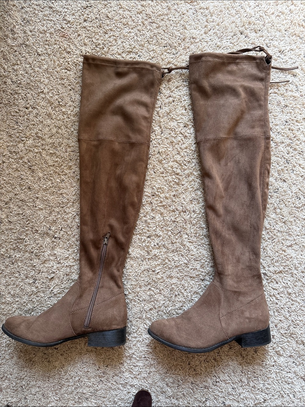 a new day Brown Over-the-Knee Suede Boots